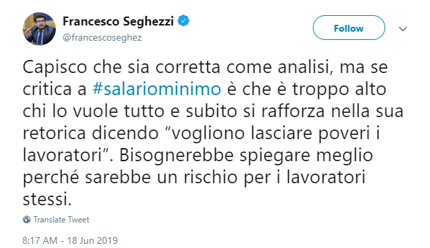 luigi di maio salario minimo - 2