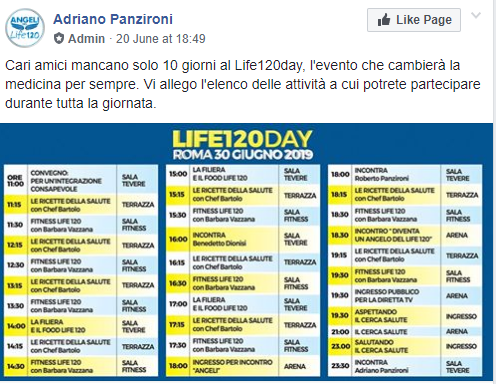 Life 120 di panzironi