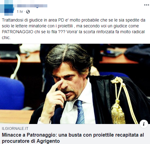 patronaggio minacce proiettile patridioti - 3