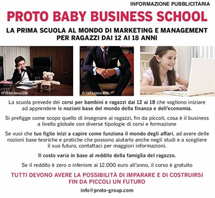 proto business baby school