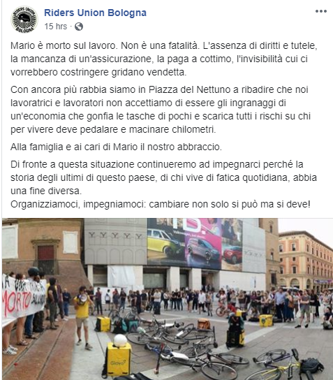 rider bologna mario incidente scooter - 1