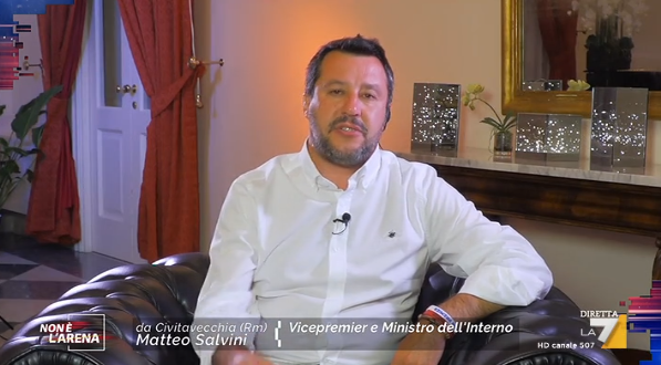 salvini greta riscaldamento globale giletti - 1