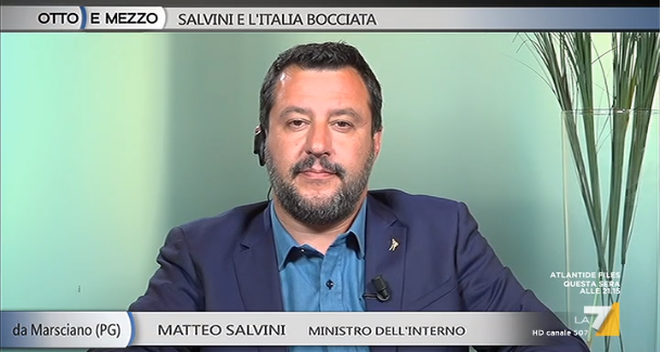 Le pericolose supercazzole di Salvini a Otto e Mezzo article-post