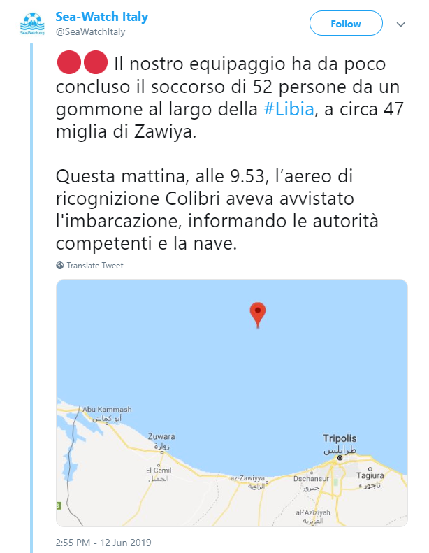 sea watch salvini libia scafisti - 1
