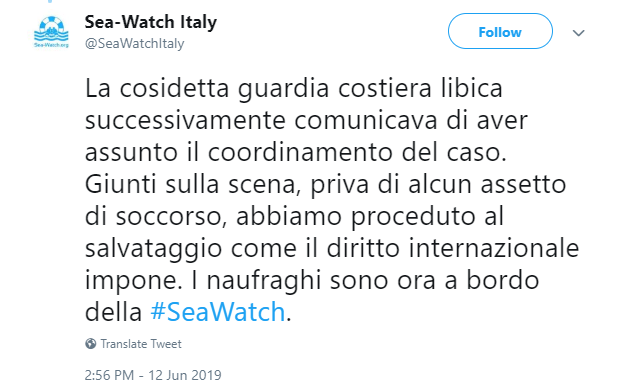 sea watch salvini libia scafisti - 2