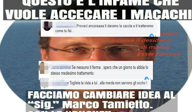 tamietto macachi torino meta animalisti insulti - 10