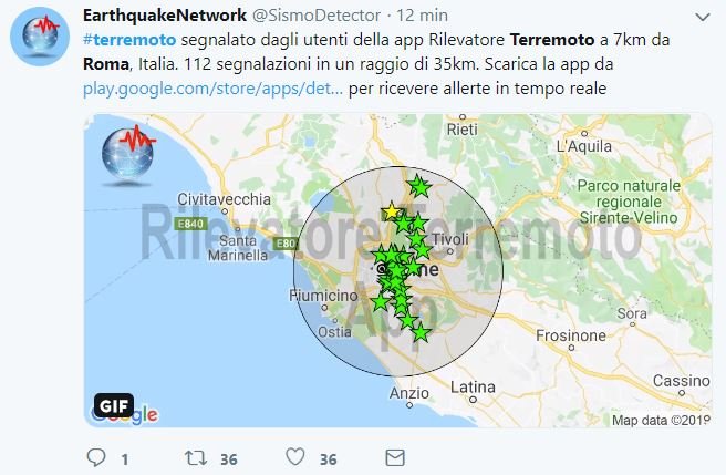 terremoto a roma