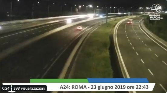 video terremoto a roma