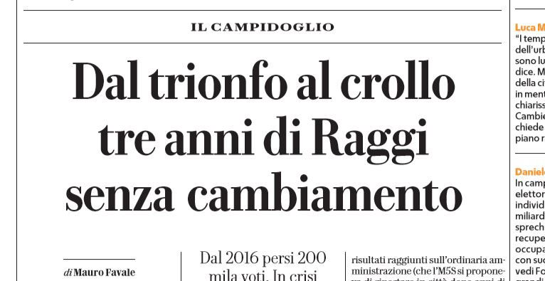 I 200mila voti persi dal M5S a Roma article-post