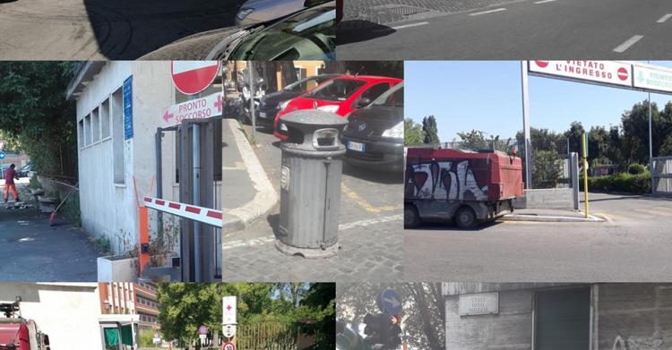 virginia raggi rifiuti roma ospedali