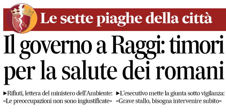 virginia raggi salute romani