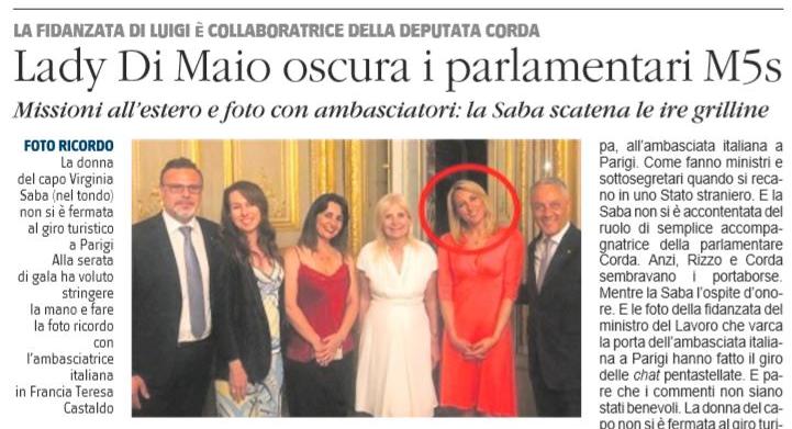virginia saba luigi di maio