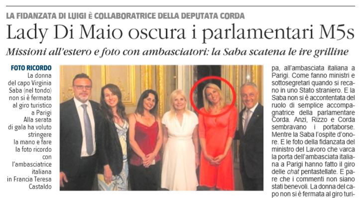 Così Virginia Saba oscura i parlamentari M5S nei viaggi (e chi paga?) article-post