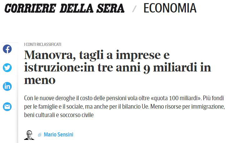 La storia dei quattro miliardi tagliati alla scuola article-post