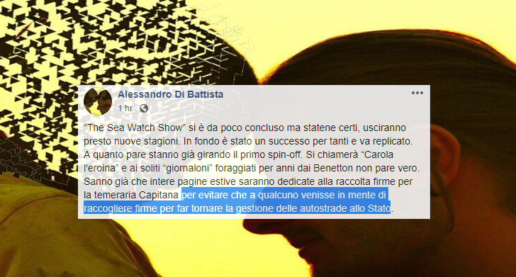 ALESSANDRO DI BATTISTA SEA WATCH BENETTON - 3