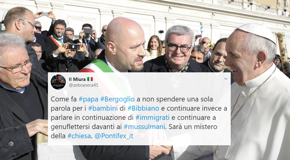 Il delirio degli attacchi a Papa Bergoglio per Bibbiano article-post
