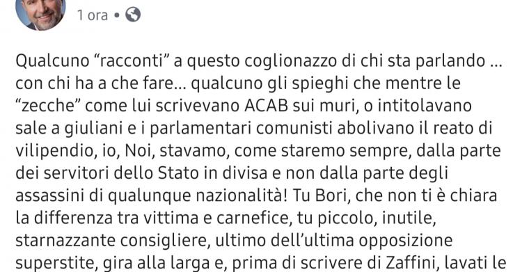 carabiniere ucciso zaffini