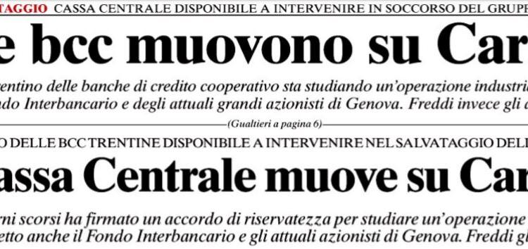 cassa centrale carige