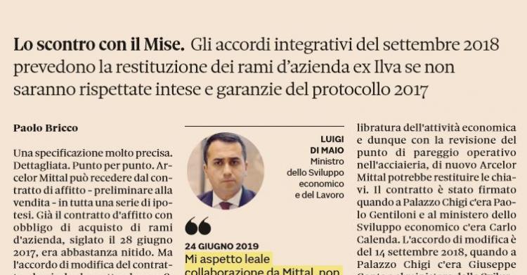 di maio arcelor mittal