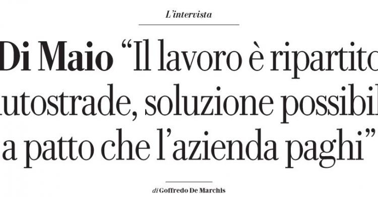 di maio autostrade