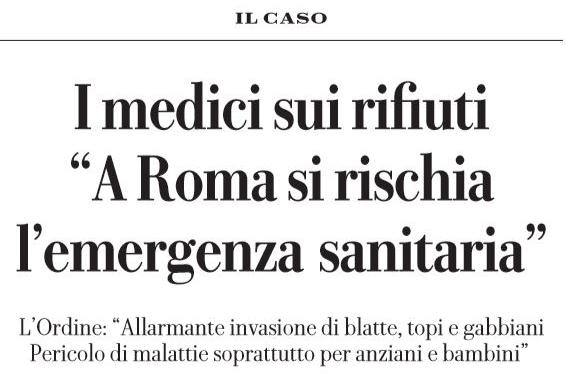 emergenza sanitaria roma
