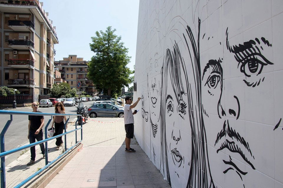 federica angeli murales ostia 1