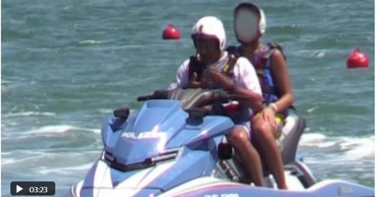 figlio salvini moto d'acqua