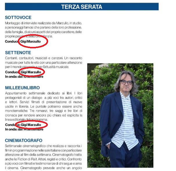 La Rai del Cambiamento: cinque programmi per Marzullo article-post