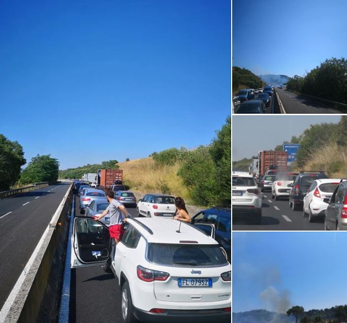 L’incendio lungo la ferrovia tra Fonteblanda e Alberese a Grosseto article-post