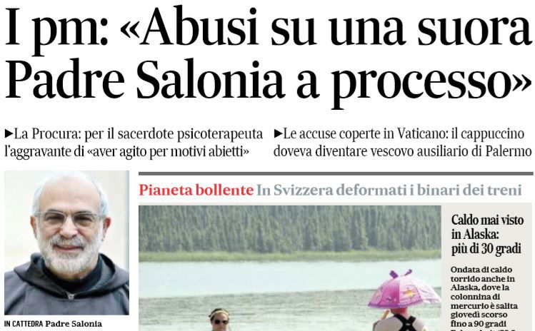 Padre Salonia: la richiesta di giudizio per il prete accusato di violenza a una suora article-post