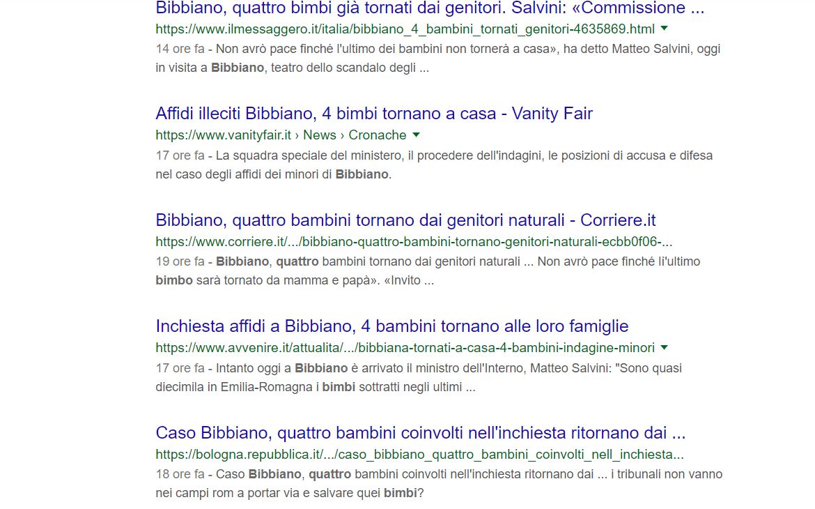 La vera storia dei bambini di Bibbiano tornati dai genitori article-post