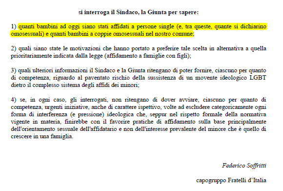 soffritti fratelli d'italia schedatura omosessuali ferrara - 2