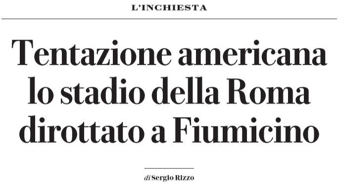 stadio della roma fiumicino