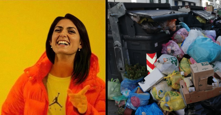 virginia raggi natale monnezza 1
