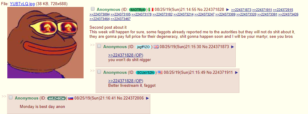4chan anon italia minacce terrorismo attacco - 1