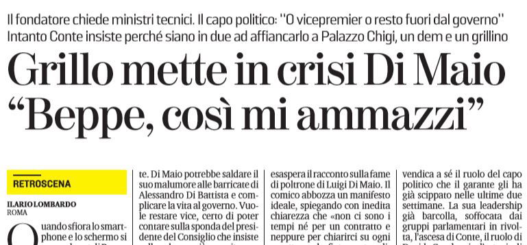 “Beppe, così mi ammazzi” article-post
