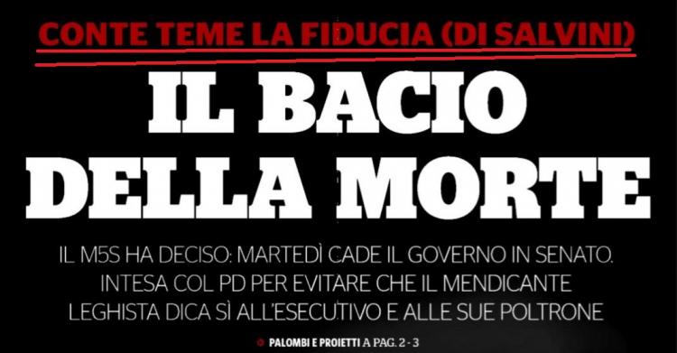 conte fiducia salvini