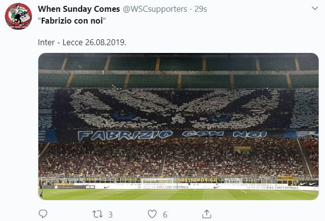 L’omaggio dei tifosi dell’Inter a Diabolik Piscitelli article-post