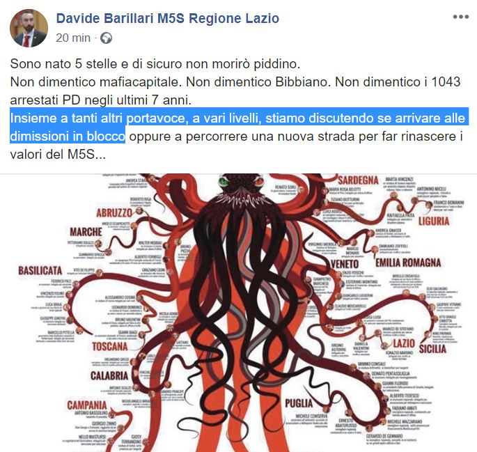 Davide Barillari minaccia le dimissioni se nasce il governo M5S-PD article-post