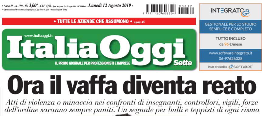 Decreto Sicurezza Bis: così un vaffa diventa reato article-post