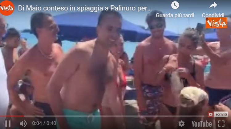 Di Maio al mare a Palinuro fa arrabbiare gli eletti M5S article-post