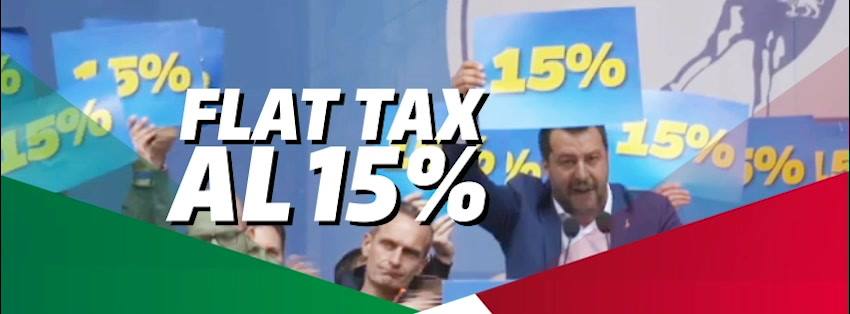 flat tax 15% salvini