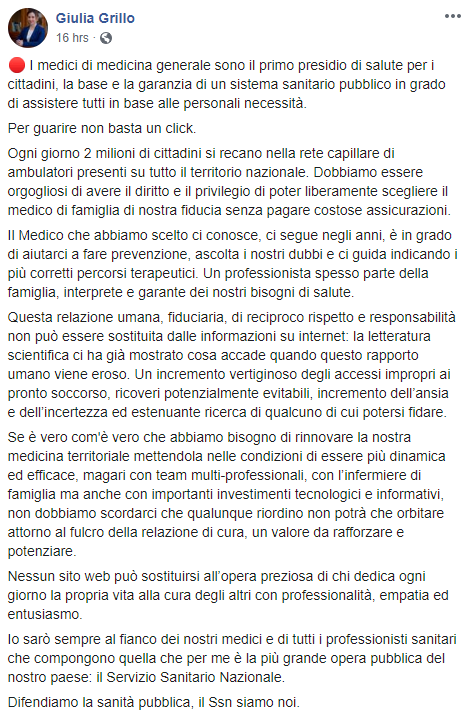 fusaro giorgetti medici di base -2