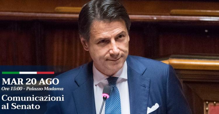 giuseppe conte 20 agosto senato 1