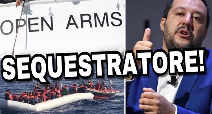matteo salvini indagine sequestro di persona open arms