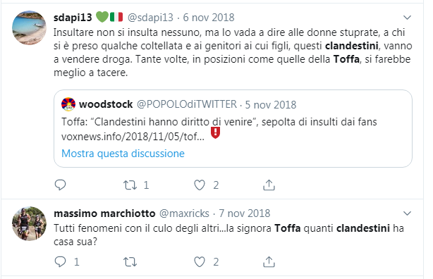 nadia toffa clandestini