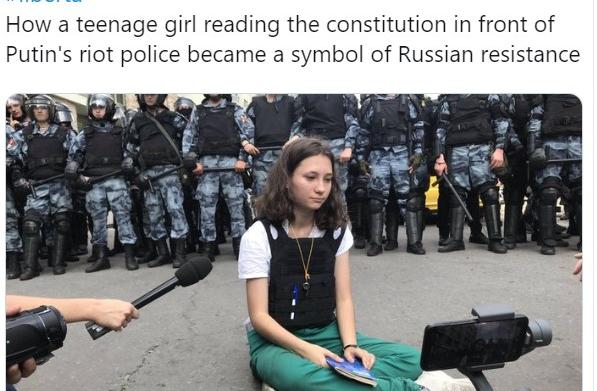 olga manifestazione mosca