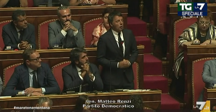 renzi crisi conte salvini senato -1