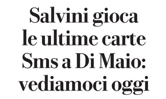 Salvini vuole vedere Di Maio oggi article-post