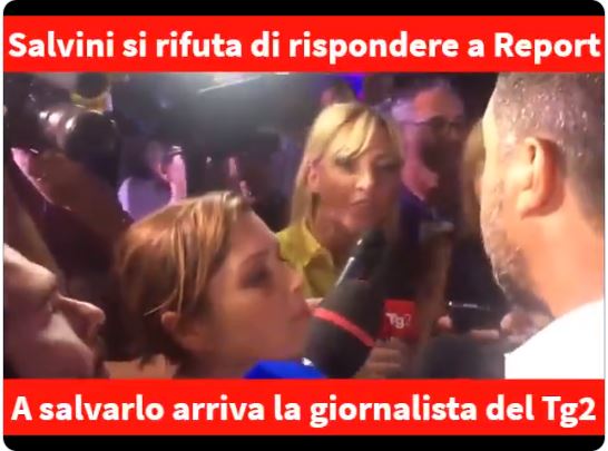 Salvini scappa per non rispondere anche a Giorgio Mottola di Report article-post